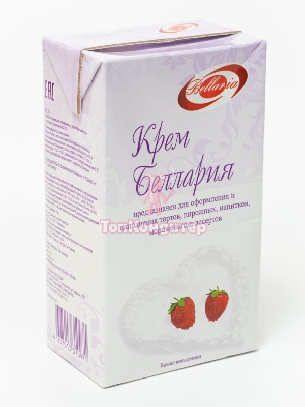 Крем "Беллария" Растительный для взбивания  28% 1 кг