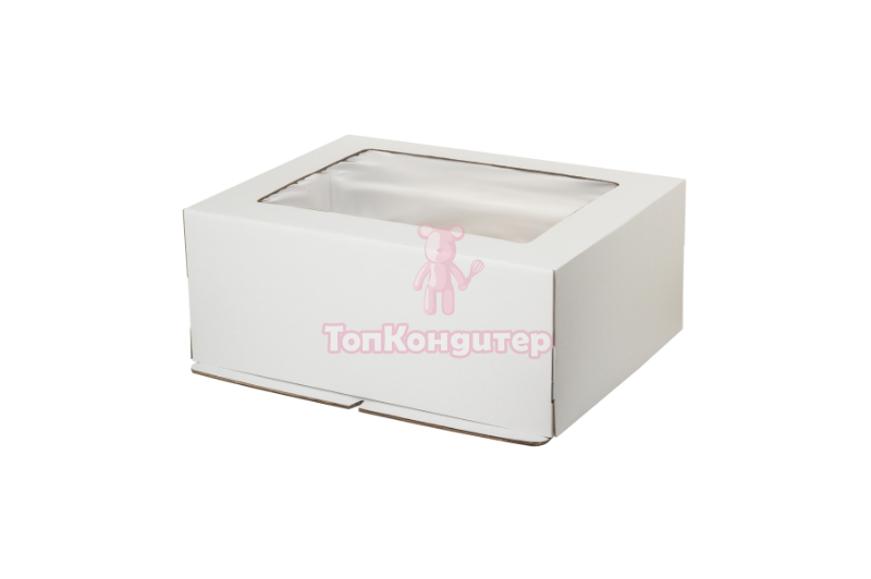 Коробка для торта 39 см*29 см*25 см с окном