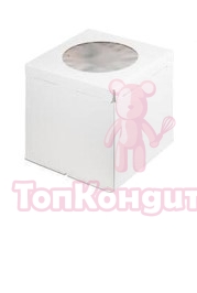 Коробка для торта 50 см*50 см*50 см с окном