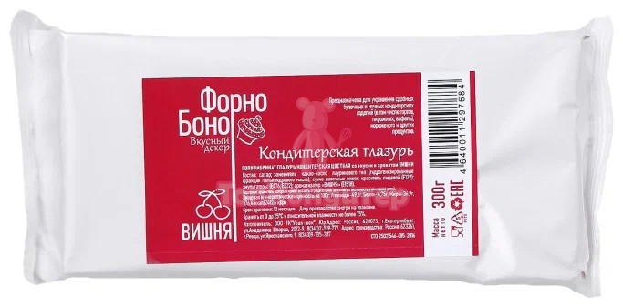 Глазурь кондитерская "Форно Боно", Вишня 300 г